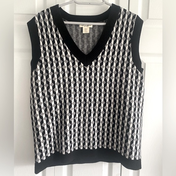 CHRISTIAN SIRIANO Oversized Sweater Vest - Picture 1 of 5